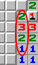 「1–2–2–1」排列模式，範例4，已標示
